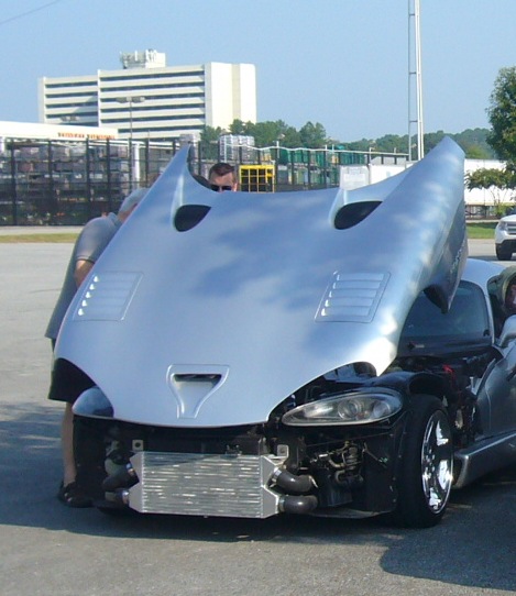 Sewer pipes leading to duel intercoolers